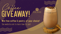 Coffee Giveaway Cafe Facebook Event Cover Image Preview