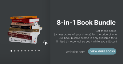 Dark Mode Book Bundle Facebook ad Image Preview