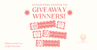 Giveaway Winners Stamp Facebook ad Image Preview