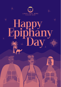 Happy Epiphany Day Poster Design