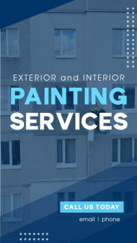 Exterior Painting Services Facebook story Image Preview