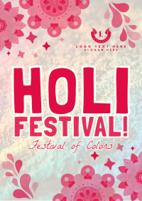 Mandala Holi Festival of Colors Poster Image Preview