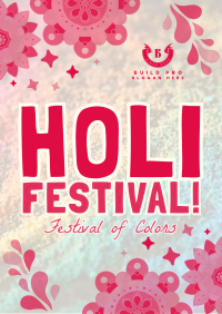 Mandala Holi Festival of Colors Poster Image Preview