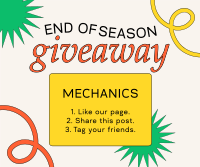 End Of Season Giveaway Facebook post Image Preview