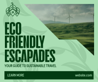 Sustainable Travel Tips Facebook Post Preview