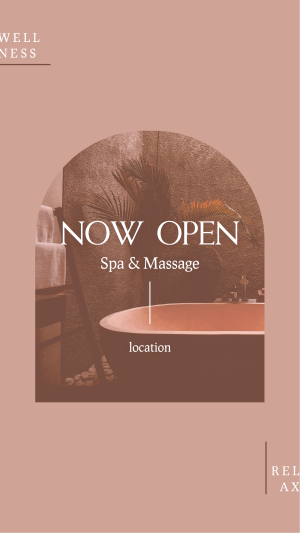 Spa & Massage Facebook story Image Preview