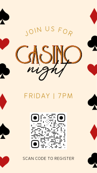 Casino Night Elegant Instagram Reel Design
