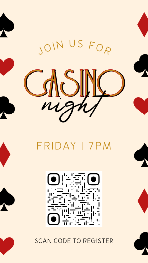 Casino Night Elegant Instagram Reel Image Preview