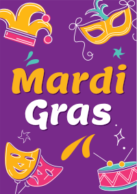 Mardi Gras Flyer Design