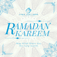 Psychedelic Ramadan Kareem Instagram Post Design