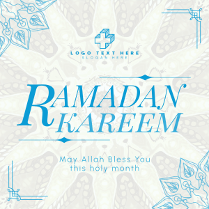 Psychedelic Ramadan Kareem Instagram post Image Preview