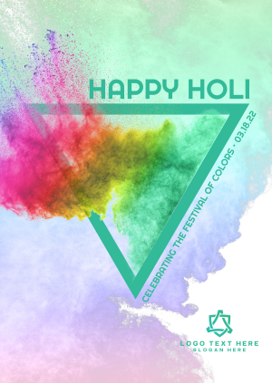 Holi Color Explosion Poster Image Preview