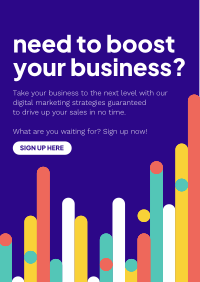 Boost Your Business Flyer Design