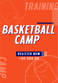 Basketball Sports Camp Flyer Design