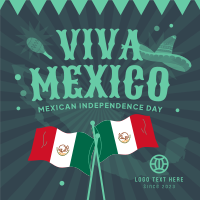 Mexican Independence Instagram Post Design