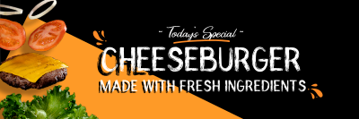 Deconstructed Cheeseburger Twitter header (cover) Image Preview