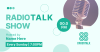 Radio Talk Show Facebook ad Image Preview