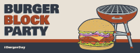 Burger Block Party Facebook Cover Design