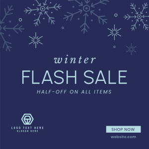 Winter Flash Sale Instagram post Image Preview