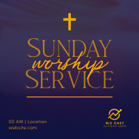 Blessed Sunday Service Instagram post Image Preview