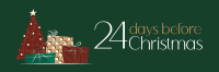 Elegant Christmas Countdown Twitter Header Image Preview