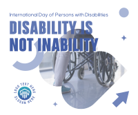 Disability Awareness Facebook Post Design