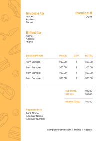 Food Side Invoice Image Preview