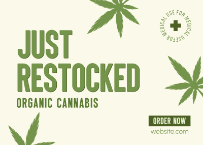 Cannabis on Stock Postcard Image Preview