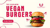 Vegan Burger Buns  Facebook Event Cover Design