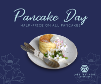 Fancy Pancake Party Facebook Post Design