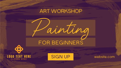 Painting for Beginners Facebook event cover Image Preview