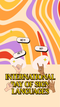 Sign Languages Day Celebration YouTube short Image Preview