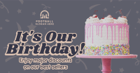 It's Our Birthday Doodles Facebook Ad Image Preview