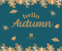Hello Autumn Facebook post Image Preview