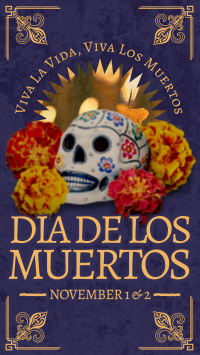 Elegant Dia De Muertos Instagram Reel Design