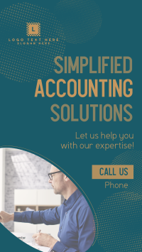Accounting Solutions Expert Instagram Story Design