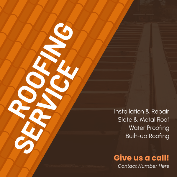 Roofing Services Expert Instagram Post Design