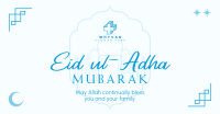 Blessed Eid ul-Adha Facebook ad Image Preview