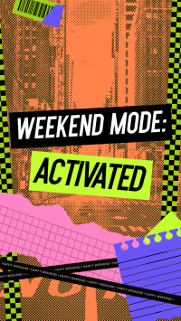 Retro Weekend Mode Facebook Story Image Preview