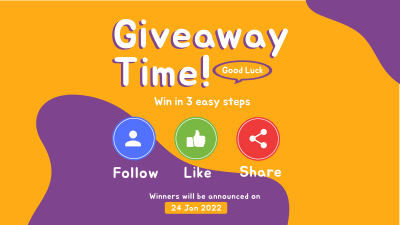 Giveaway Time Facebook event cover Image Preview