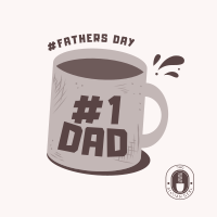Father's Day Coffee Instagram Post Design