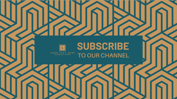 Subscribe To our Channel YouTube Banner Design Image Preview