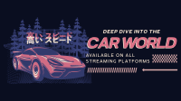Retro Car Podcast Animation Preview