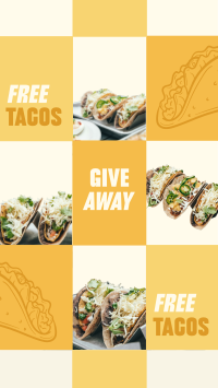 Tacos Giveaway Facebook Story Design
