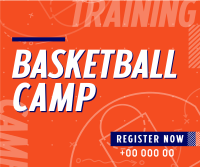 Basketball Sports Camp Facebook Post Design