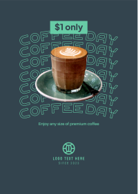 $1 Premium Coffee Flyer Image Preview