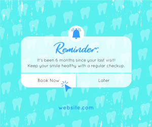 Dental Checkup Reminder Facebook post Image Preview