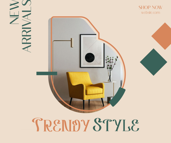 Trendy Style Facebook Post Design Image Preview