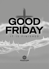 Easter Good Friday Poster Image Preview