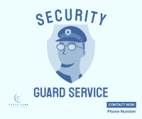 Security Guard Booking Facebook Post Design